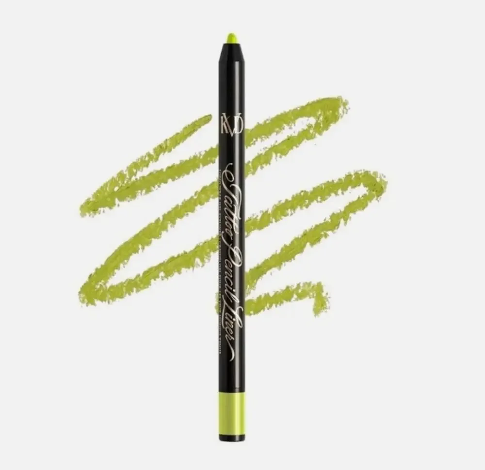 KVD Kat Von D Radium Green Tattoo Pencil Liner Long-Wear Gel Eyeliner #130 NIB